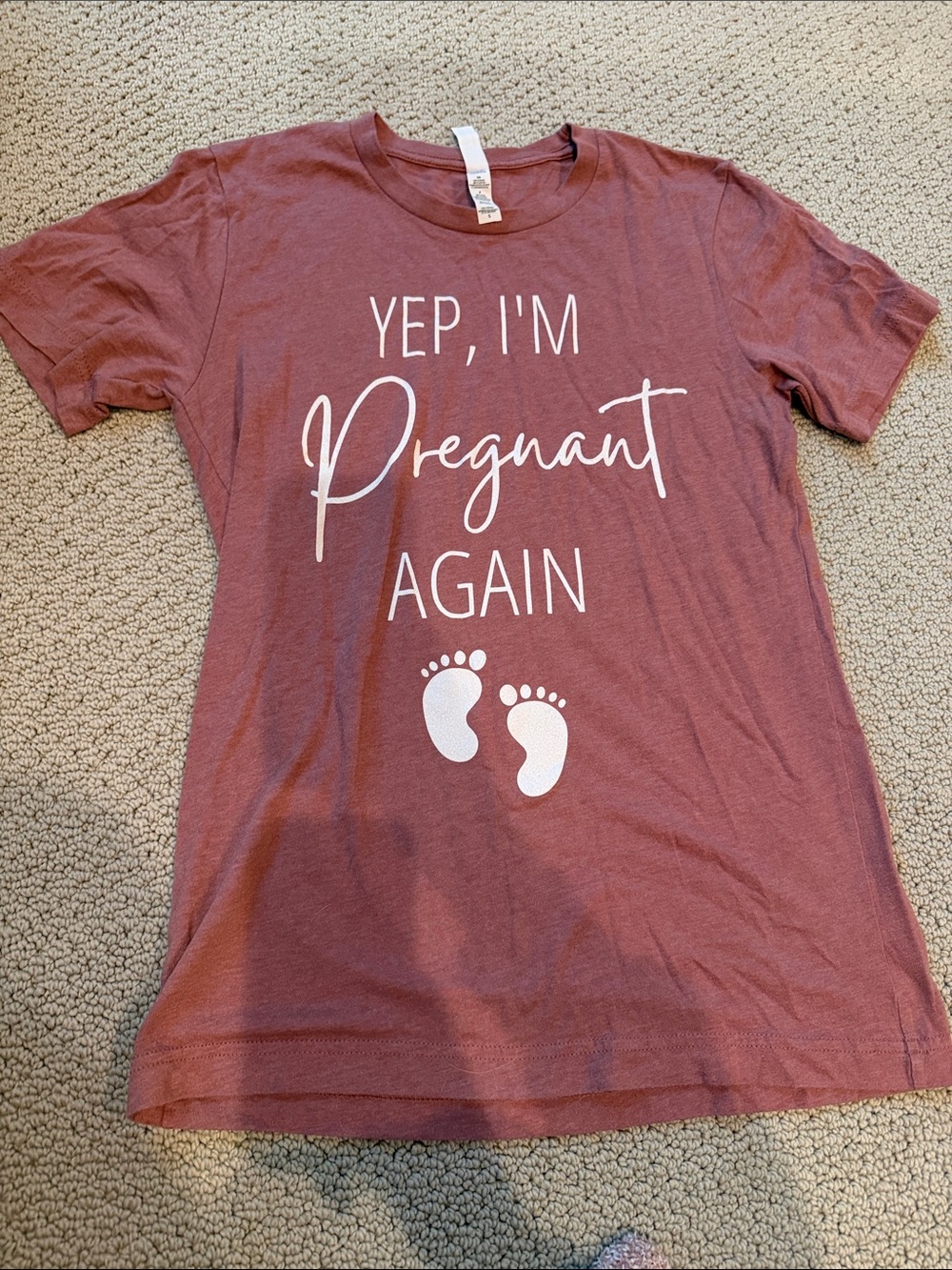 Pregnant again tshirt